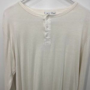 Onia Long Sleeve Henley Tee